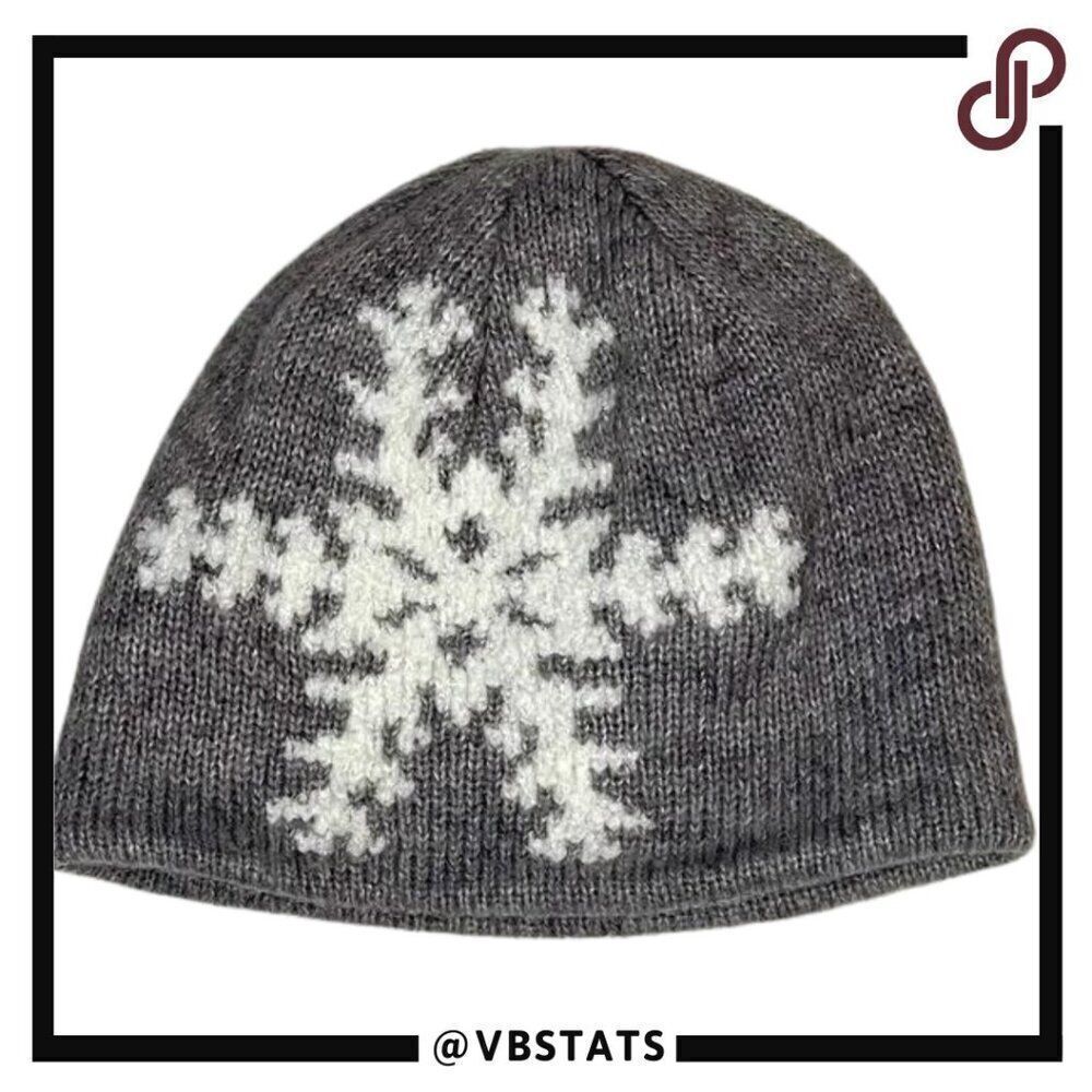 Tilt Gray-White Snowflake Beanie